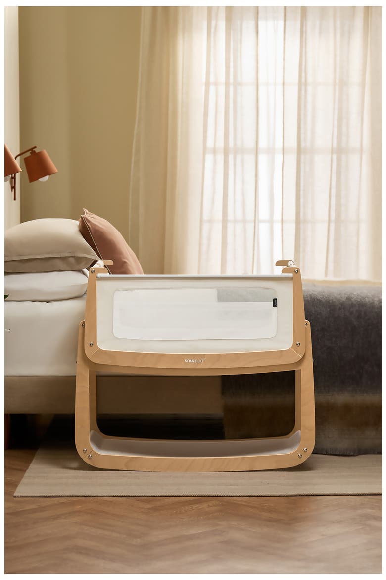 The SnüzPod5 Bedside Bassinet, Alternate, color, NATURAL
