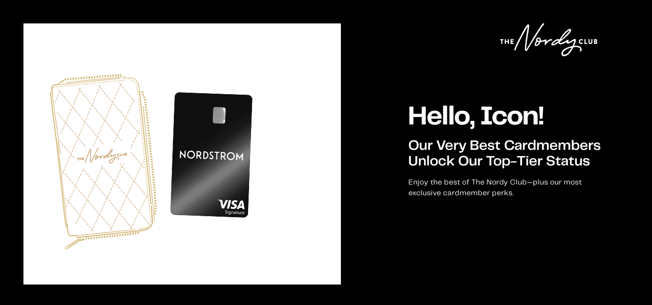 Hello, Icon! Nordstrom Visa® card.