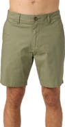O'Neill Jay Flat Front Stretch Cotton Chino Shorts
