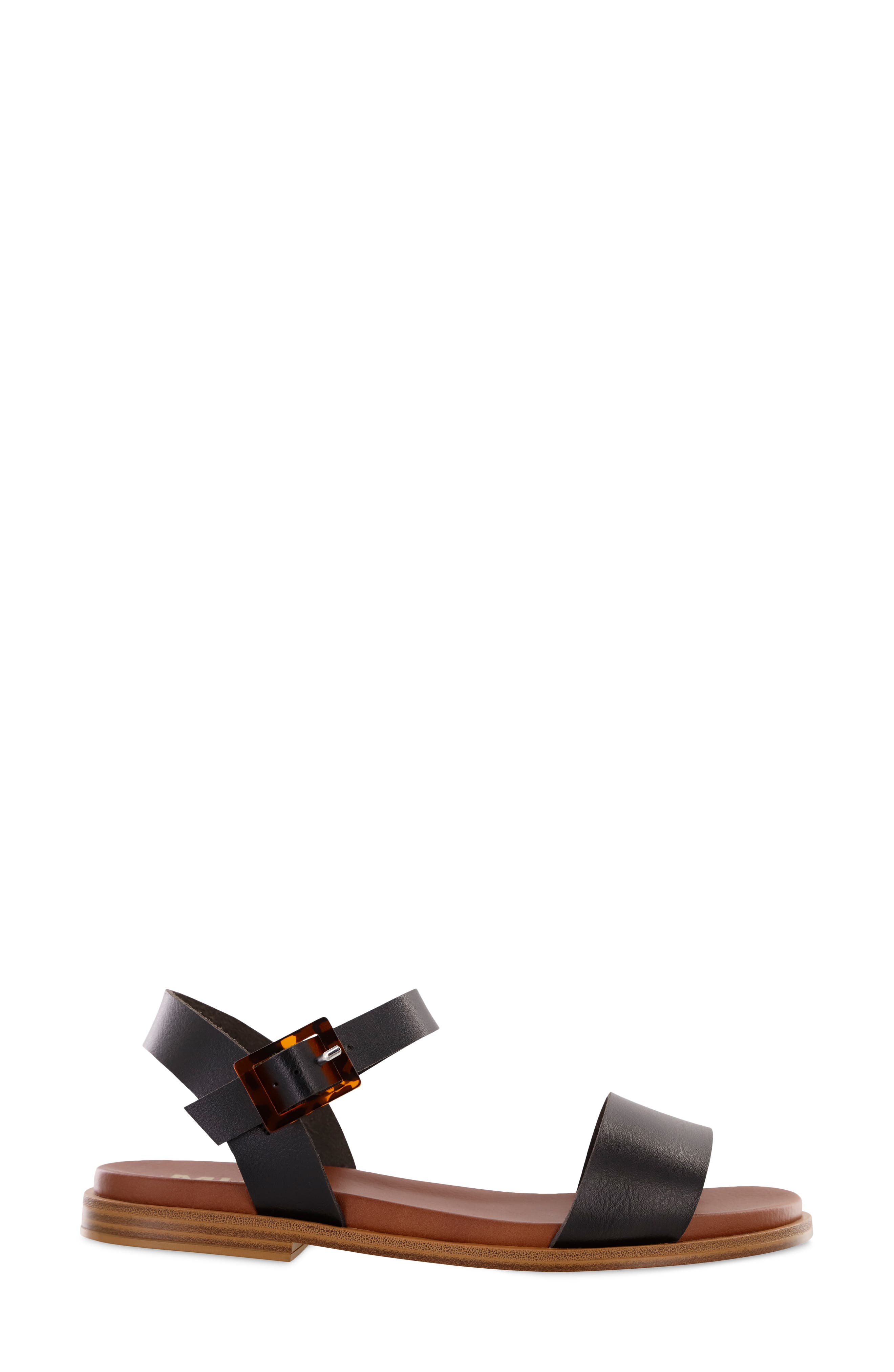 MIA Peyton Ankle Strap Sandal, Alternate, color, Black