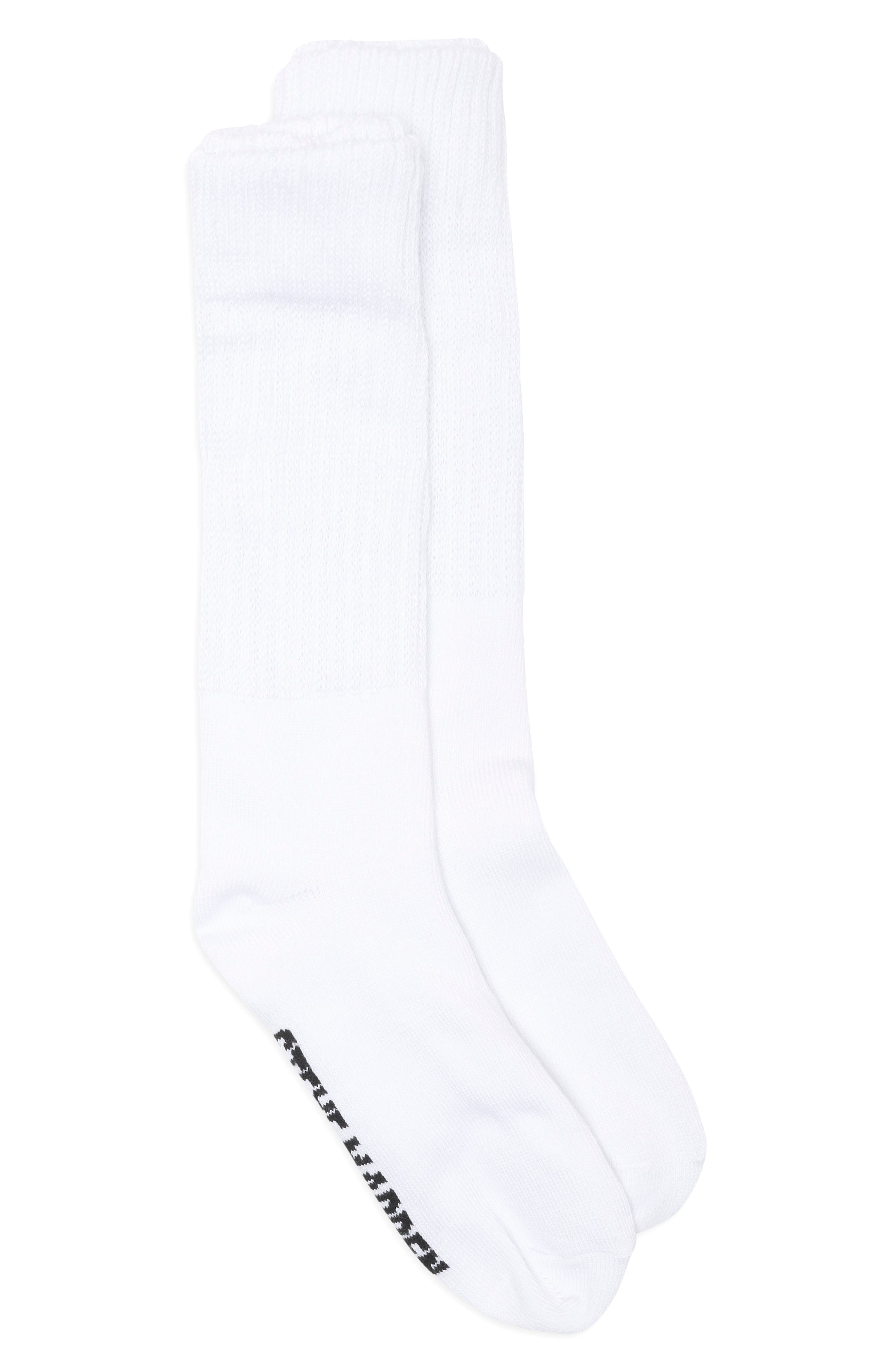 Rib Slouch Knee High Socks