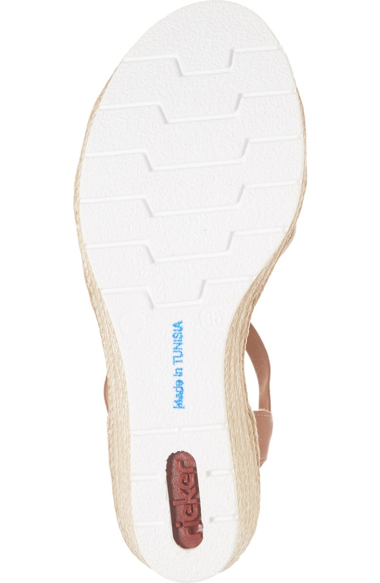 Rieker Antistress Fanni 95 Espadrille Wedge Sandal, Alternate, color,