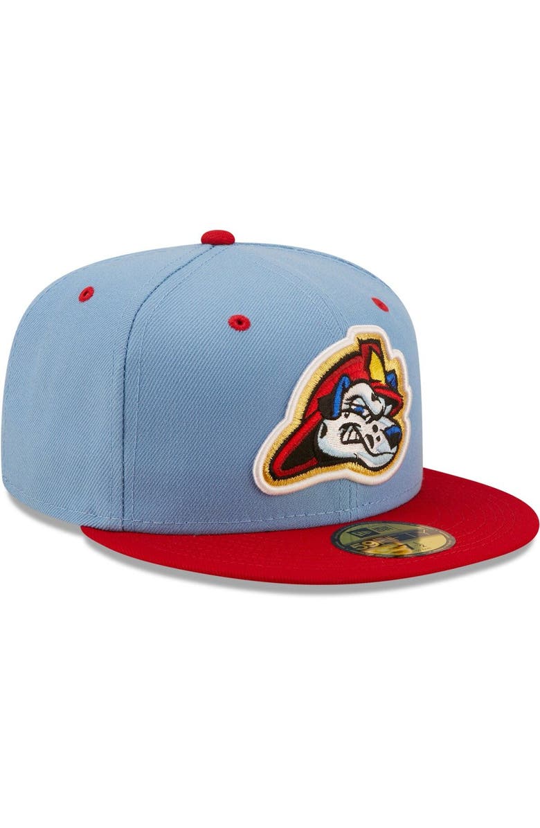 New Era Men's New Era Light Blue Peoria Chiefs Authentic Collection 59FIFTY Fitted Hat, Alternate, color, 