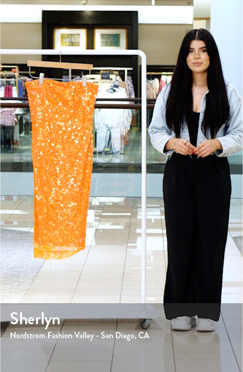 Viviana Sequin Strapless Cocktail Dress, sales video thumbnail