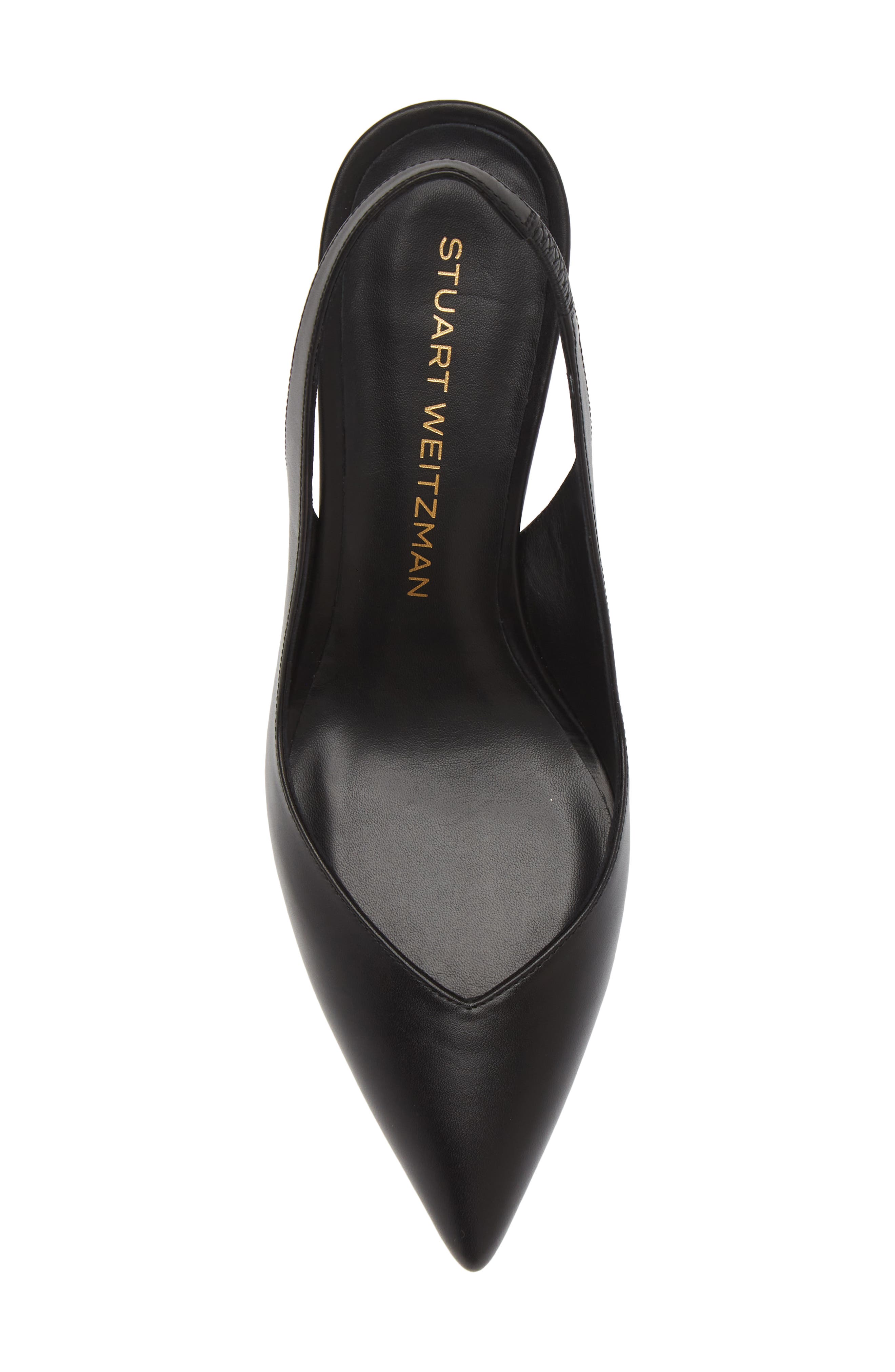 Stuart Weitzman Eva Pointed Toe Slingback Pump, Alternate, color, 