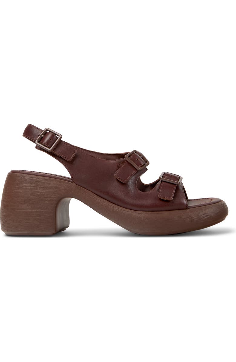 Camper Thelma Slingback Sandal, Alternate, color, Medium Brown