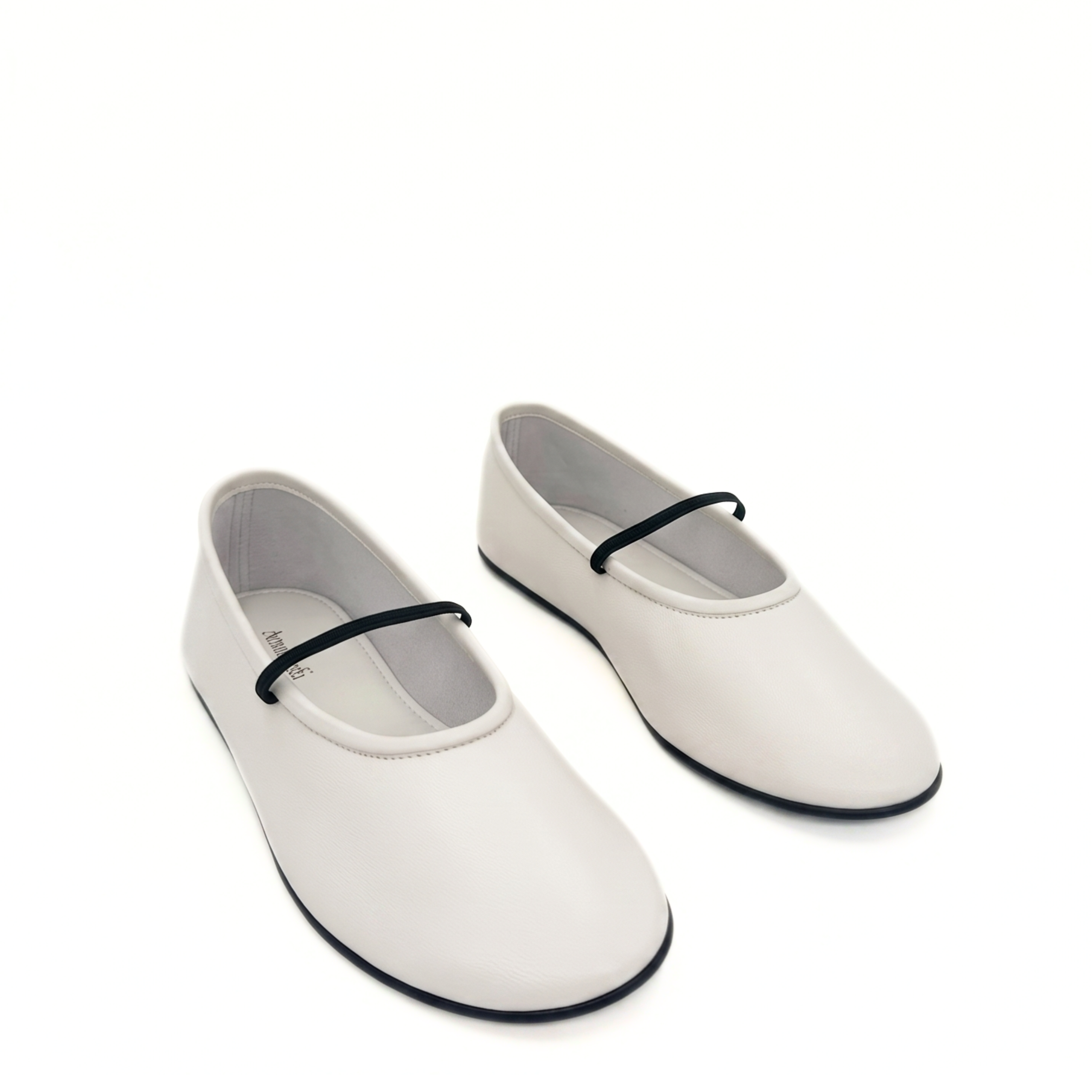 Amber Elastic Mary Janes, Alternate, color, White