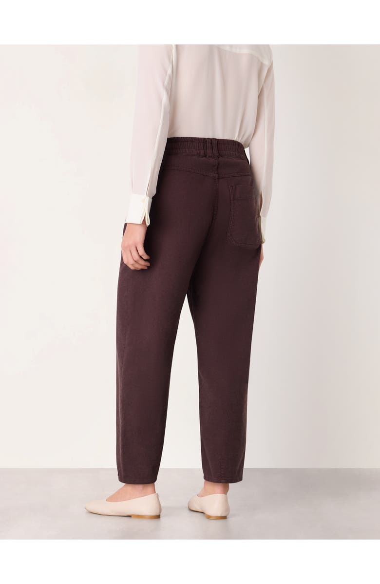 Whistles Tessa Casual Trouser, Alternate, color, Brown