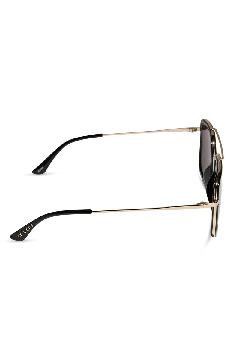 DIFF Jesse Navigator Sunglasses, Alternate, color, Black Gold