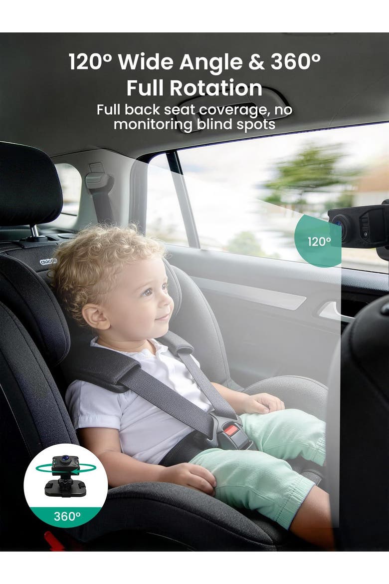 Baby Car Camera, Alternate, color, Black