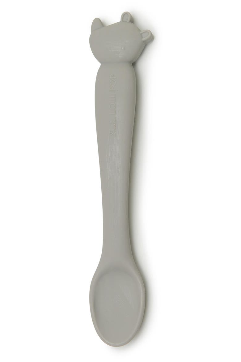 Long Sleeve Bib & Learning Spoon Set, Alternate, color, RHINO