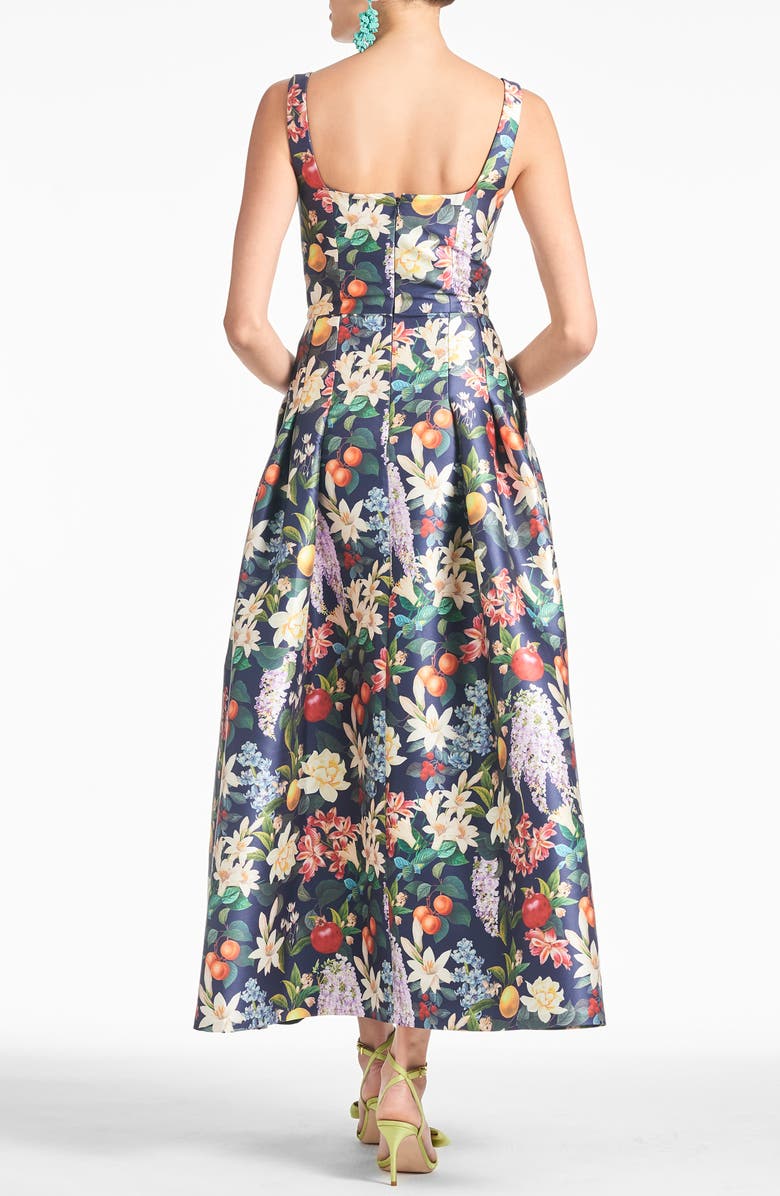 Sachin & Babi Mia Fruit & Floral Print Cocktail Dress, Alternate, color, Alto Giardino