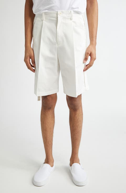 Pleat Front Bermuda Shorts