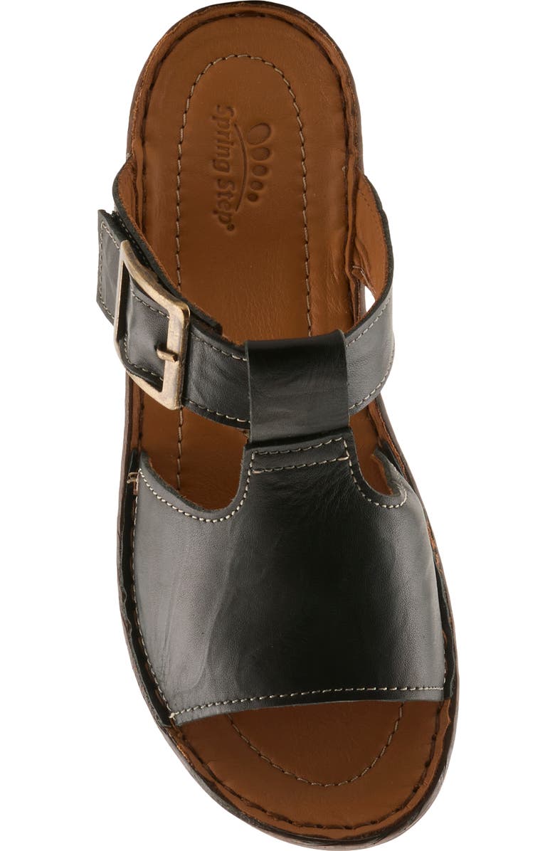 Spring Step Saphique Block Heel Sandal, Alternate, color, Black