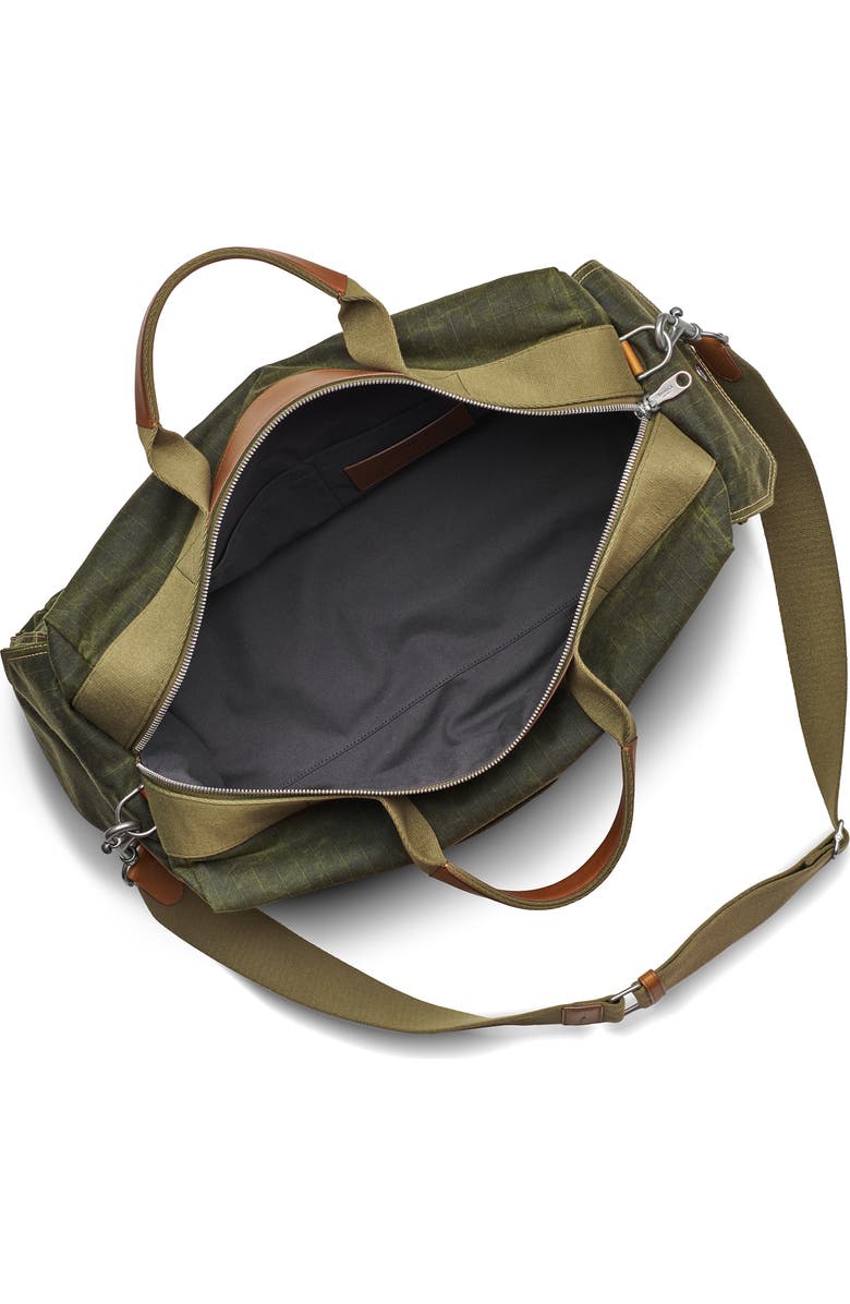 Shinola Small Runabout Waxed Canvas Duffle Bag, Alternate, color,