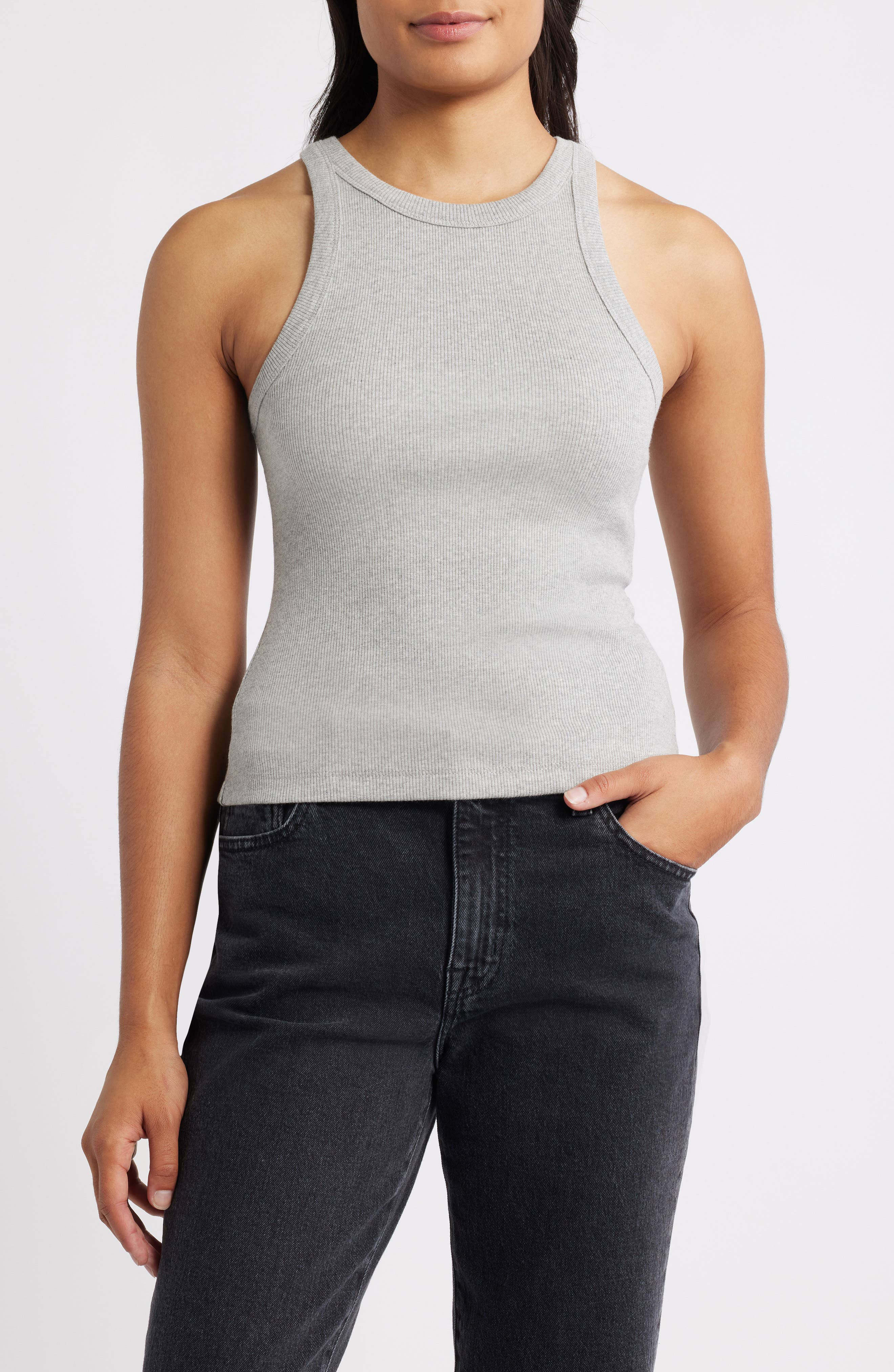 selected LIGHT GREY MELANGE