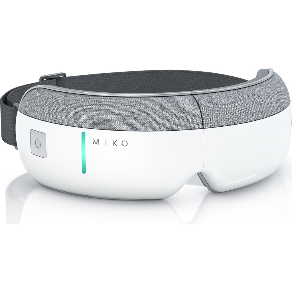 Miko Gaze Eye Massager With Heat & Bluetooth In White
