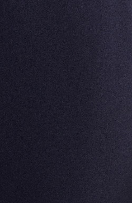 Eliza J Ruffle Neck Jumpsuit In Navy