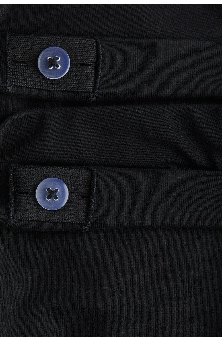 H&M 2-pack Flared Jersey Leggings, Alternate, color, Black