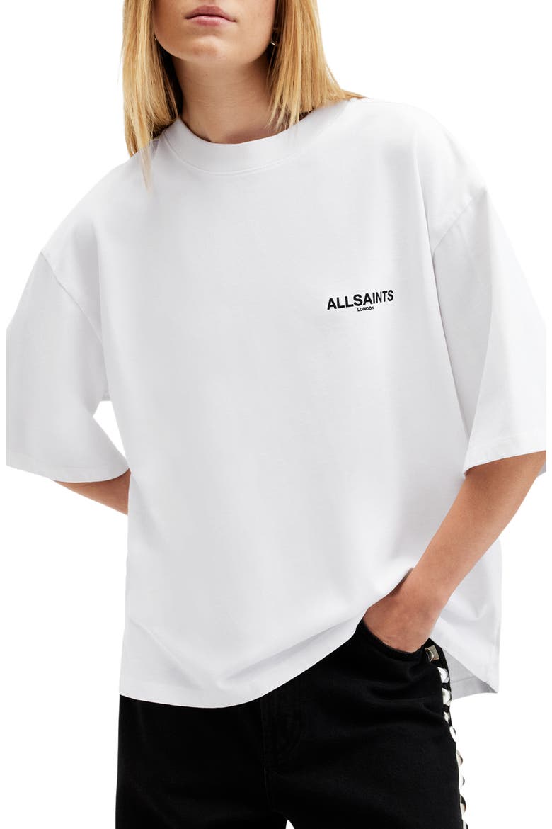 Guardian Amelie Oversize Cotton Graphic T-Shirt, Alternate, color, WHITE