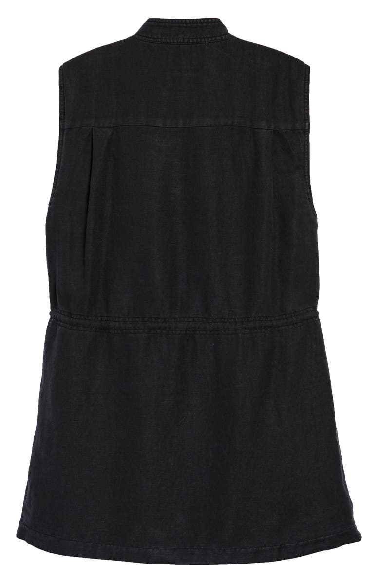 Treasure & Bond Linen Blend Utility Vest, Alternate, color, 