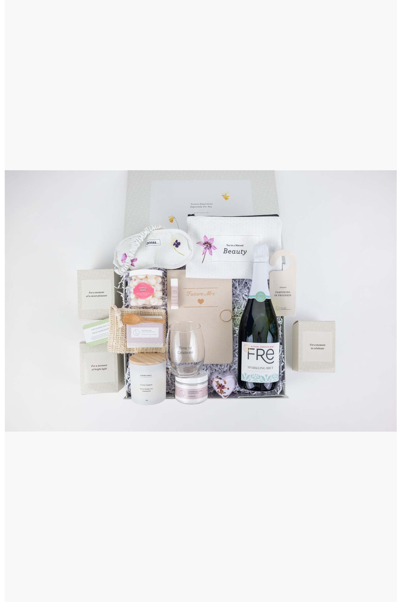 Bride To Be Gift Box, Alternate, color, White Theme