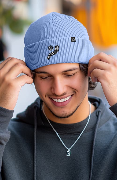 Dalix Chill Touch Beanie In Periwinkle