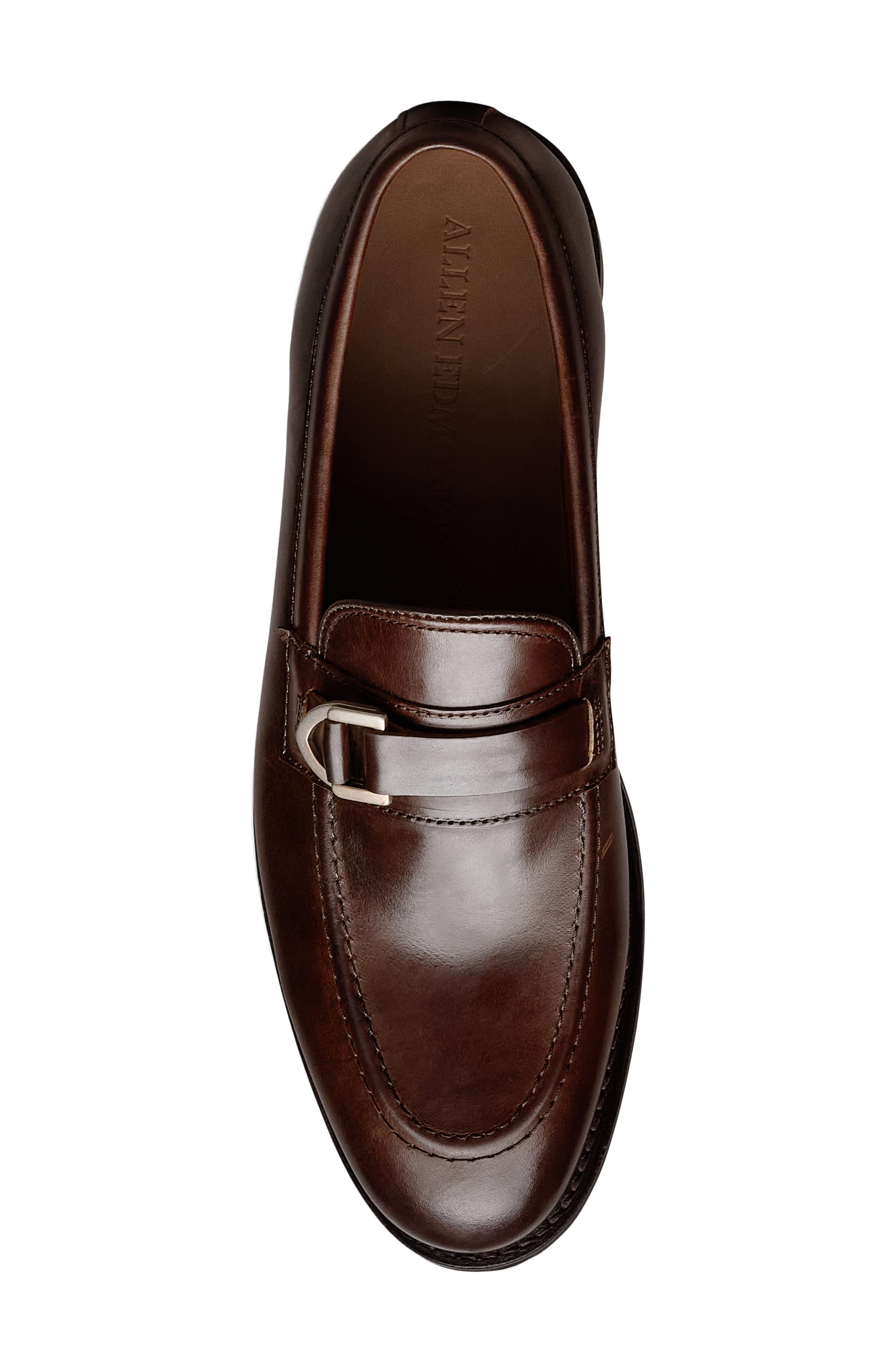 Allen Edmonds Rollins Buckle Loafer - Wide Width Available, Alternate, color, Dark Brown