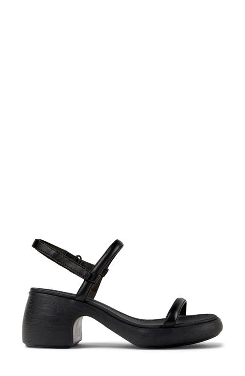 Shop Camper Thelma Platform Slingback Sandal In Black