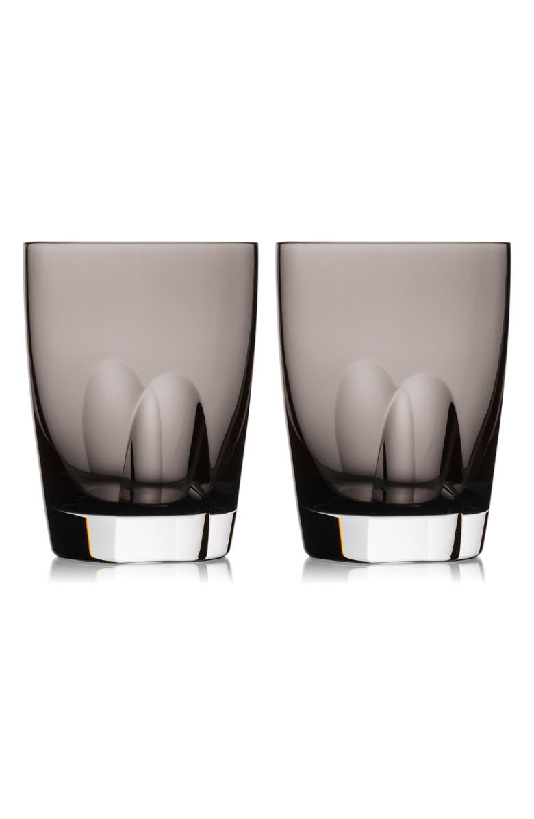 Waterford Elegance Optic Set of 2 Lead Crystal Double Old Fashioned Glasses, Main, color, 