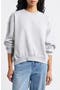 Relaxed Cotton Blend Sweatshirt