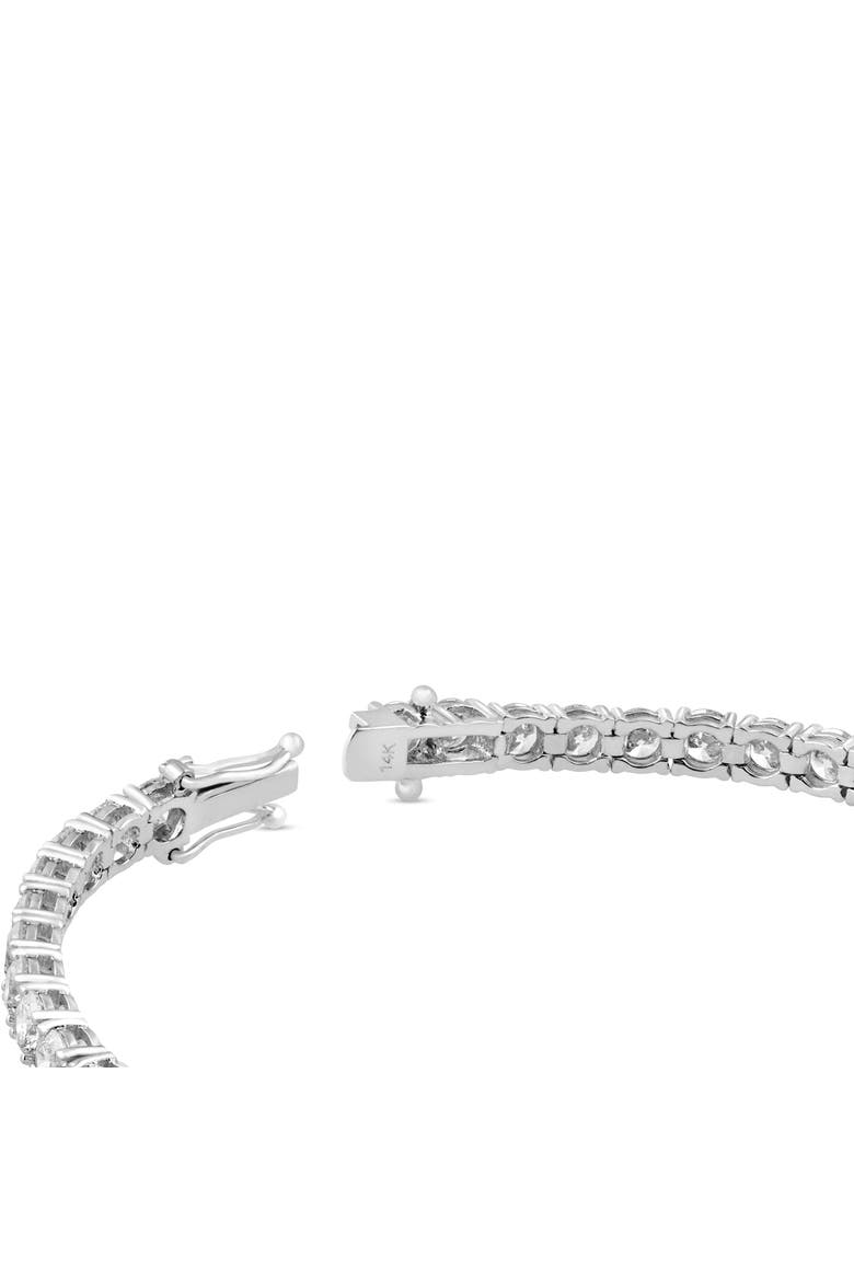 10 ct Diamond Tennis Bracelet 14k Gold 7" Double Lock Clasp, Alternate, color, 14k White Gold