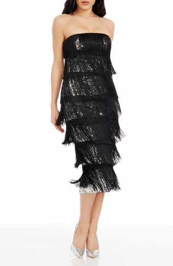 Viviana Tiered Strapless Body-Con Dress