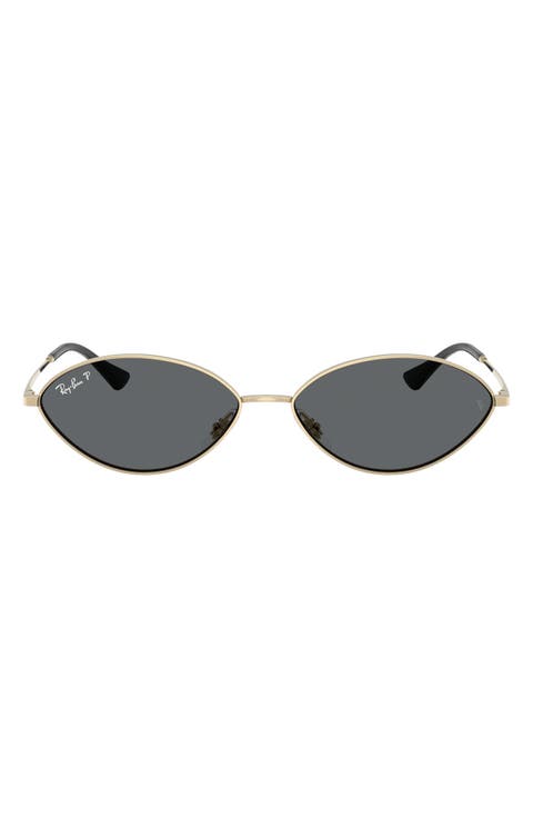 Kai 59mm Polarized Oval Sunglasses