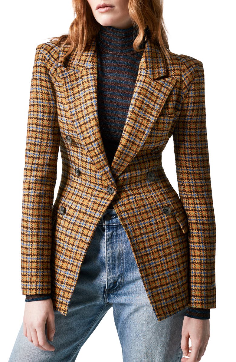 Smythe Pagoda Faux Double Breasted Blazer, Main, color,