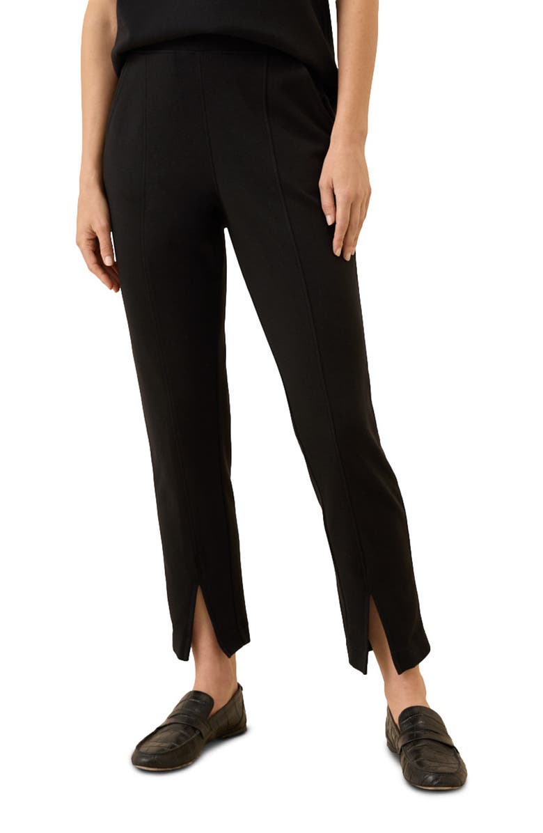 Pact Organic Cotton Airplane Tapered Leg Pant, Alternate, color, Black