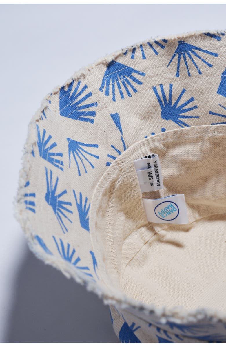 Dance Happy Ginkgo Bucket Hat, Alternate, color, Ocean Blue