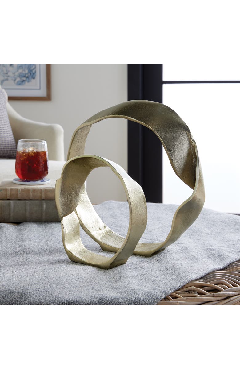 Napa Home & Garden Rowan Sculptures Decorative Objects Set of 2, Alternate, color, Gold