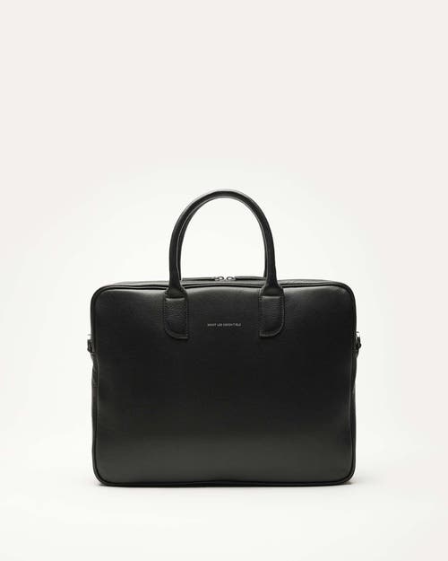 Want Les Essentiels De La Vie Lesage Pebbled Leather Computer Bag In Black