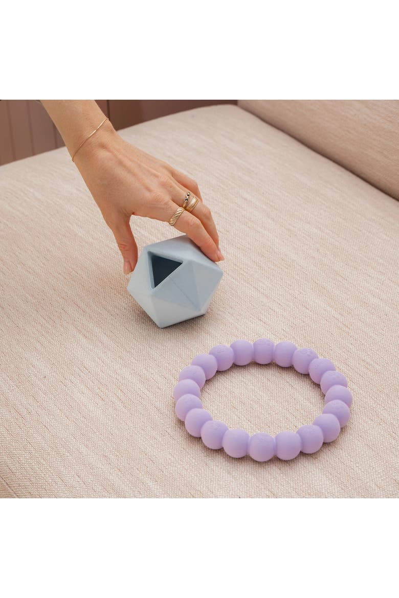 Chew Master Ring and Geometric Kong 2 Pieces Dog Toy, Alternate, color, Blue