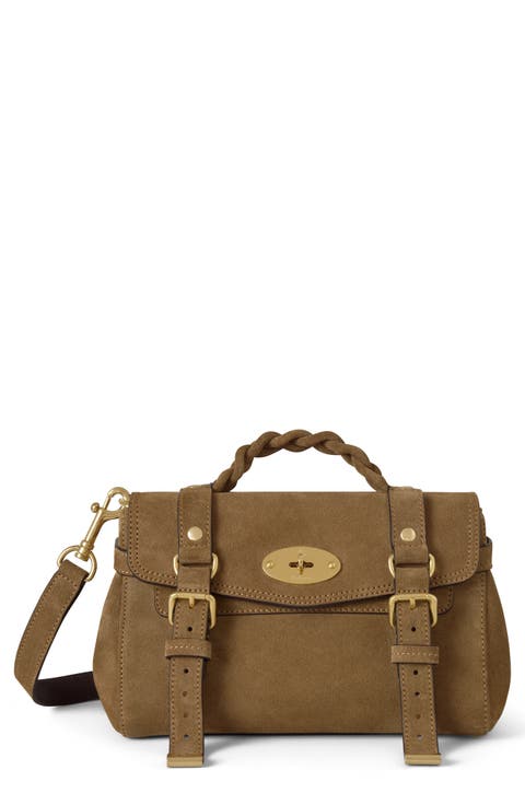 Mini Alexa Suede Satchel