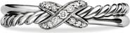 David Yurman Petite X Diamond Ring