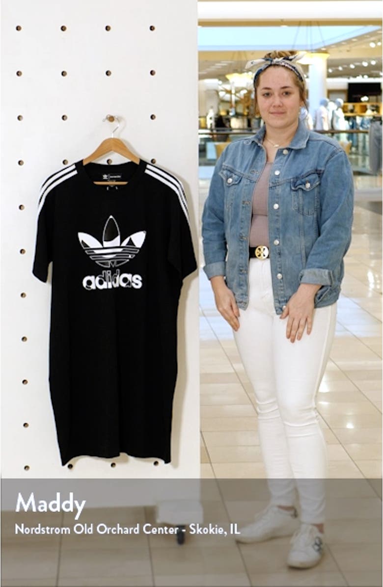 Trefoil Logo T-Shirt Dress, sales video thumbnail