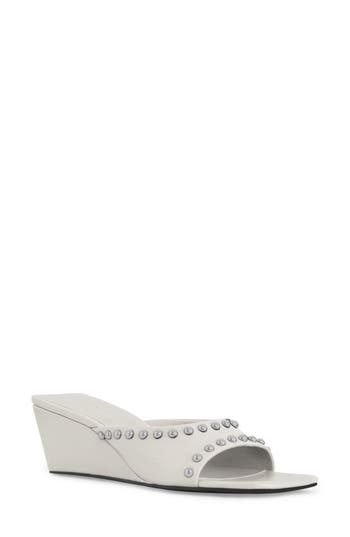Rebecca Minkoff Leather Wedge Sandal In Multi