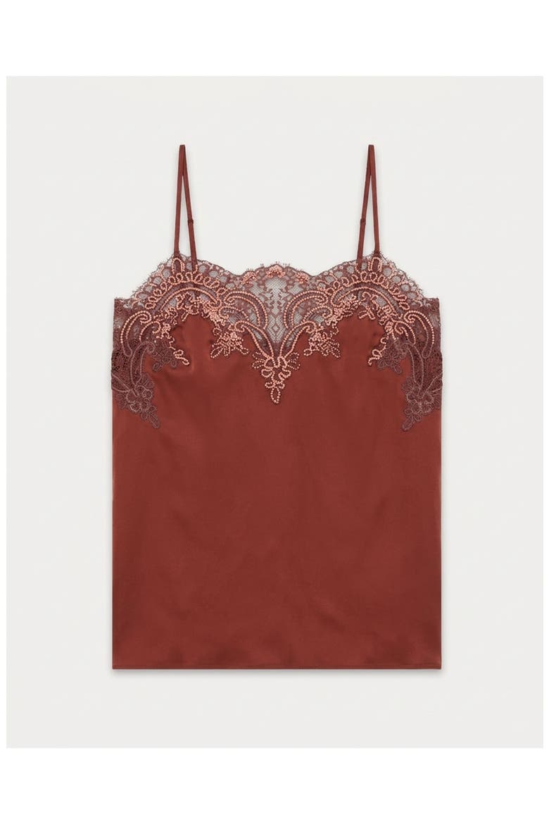 Brianne Embroidered Silk Top, Main, color, Burgundy