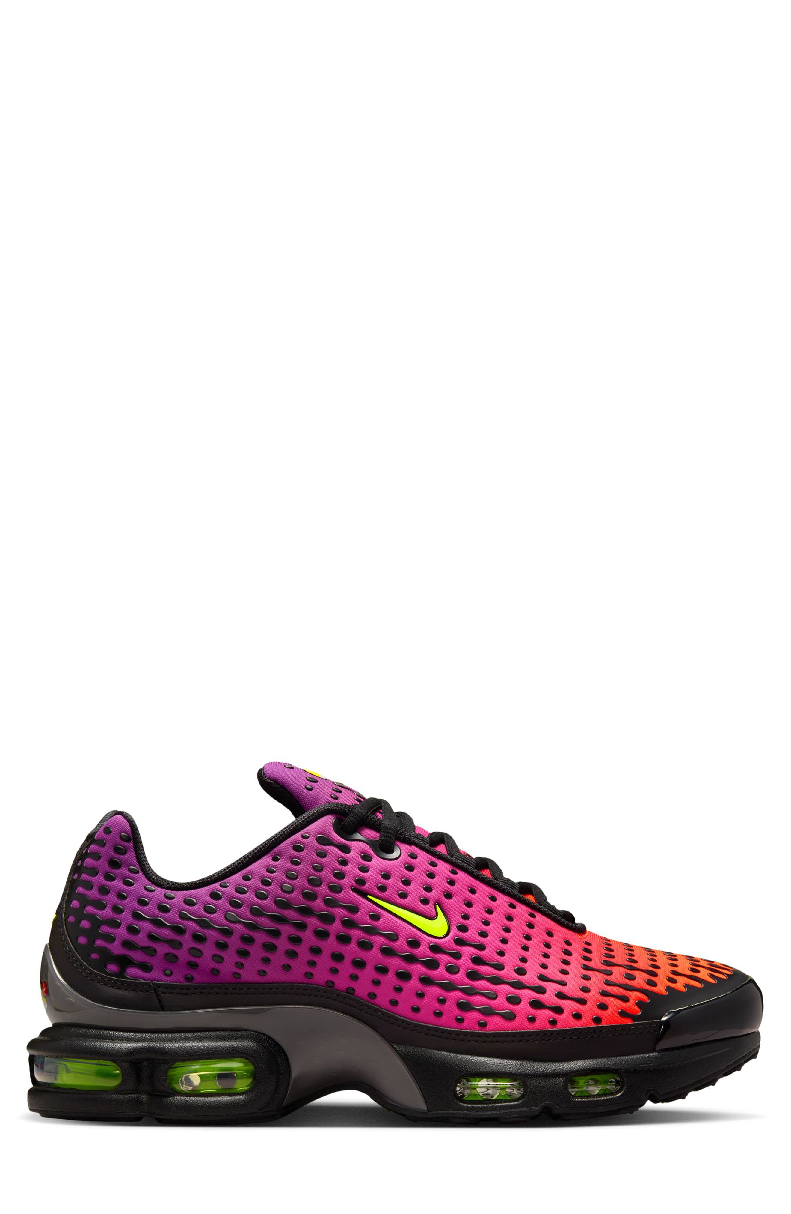Air Max Plus VII Sneaker, Alternate, color, ORANGE/ BLACK/ CACTUS/ VOLT