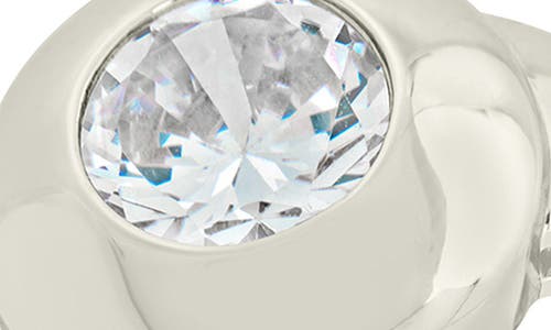 Sterling Forever Zora Cubic Zirconia Dome Signet Statement Ring