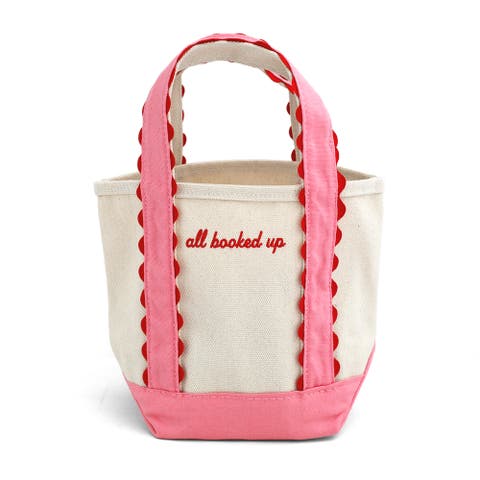 Book Theme Mini Boat Totes