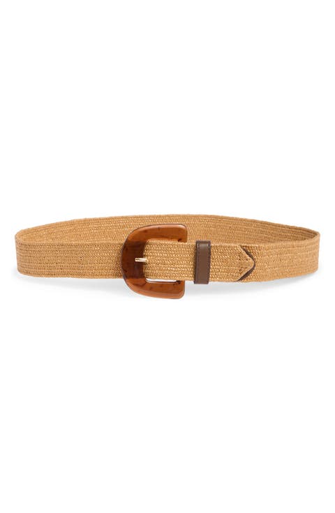 Resin Buckle Stretch Woven Belt