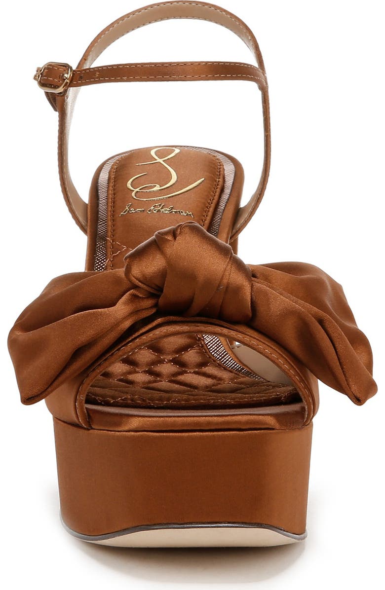 Sam Edelman Julieta Ankle Strap Platform Sandal, Alternate, color, Spiced Camel